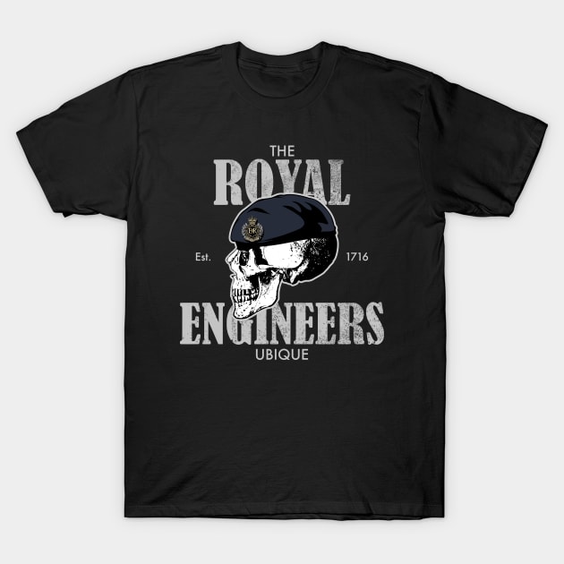 Royal Engineers (distressed) T-Shirt by TCP